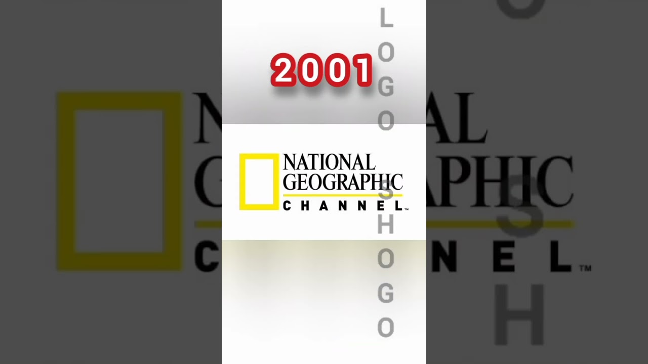 National Geographic Logo Evolution #nationalgeographic #shorts