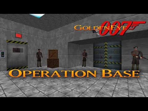 GoldenEye 007 N64 - Operation Base - 00 Agent (Custom level)