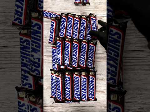 Snickers & Nestle Lion Chocolate ASMR #asmr #snickers #nestle #lion #satisfying #chocolate