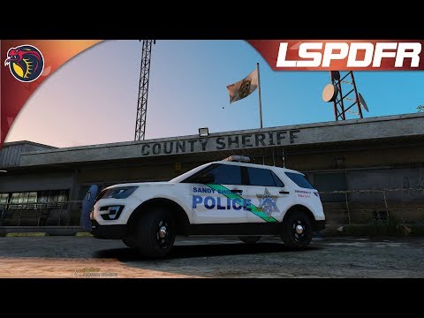 GTAV LSPDFR POLICE MOD Ep194: TRESPASSING ON THE TRAIN TRACKS!