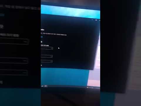 한성컴퓨터 68.6cm FHD 1500R 리얼 165 게이밍 모니터 TFG27F16V 1500R 문제점 영상  1번