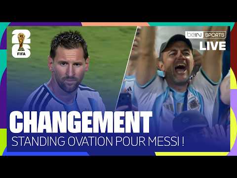 LIVE - Standing ovation pour la sortie de Lionel Messi après son triplé !