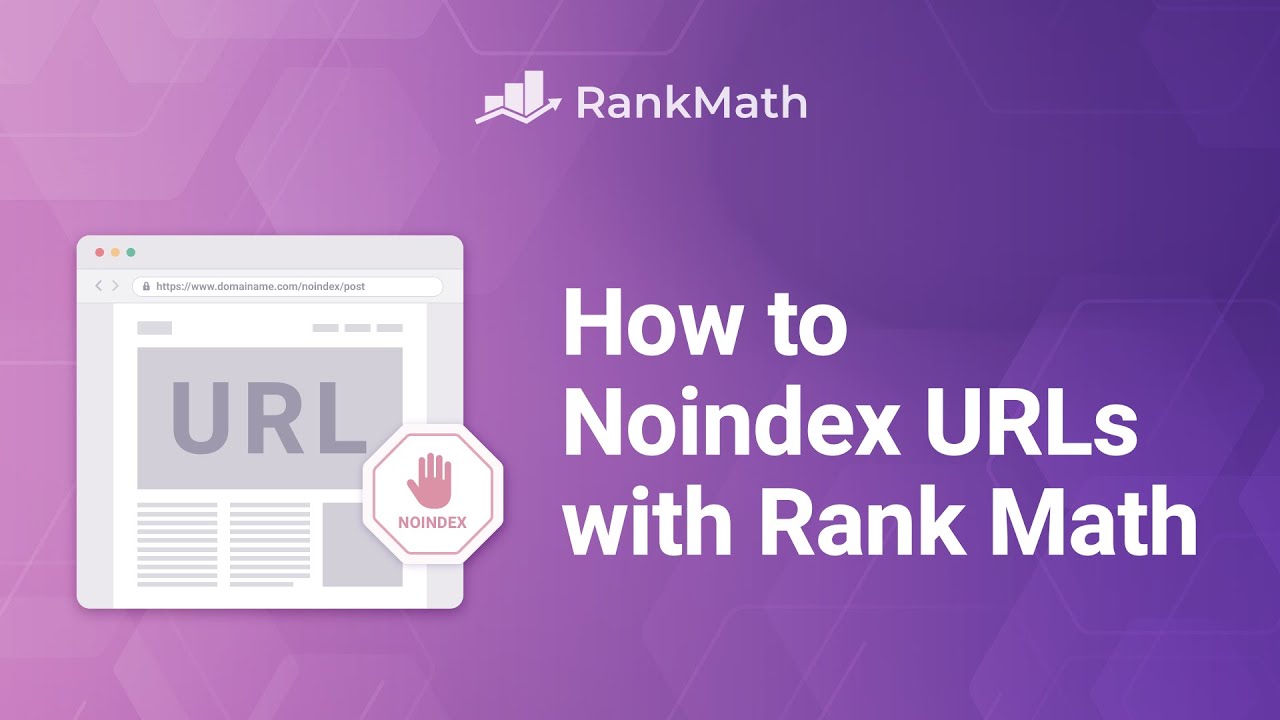 How To Noindex URLs with Rank Math? Rank Math SEO