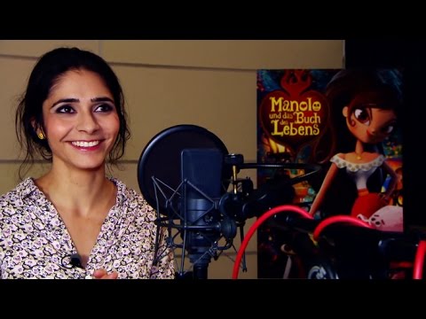Manolo und das Buch des Lebens - Im Sychronstudio