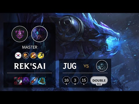 Rek'Sai Jungle vs Karthus - KR Master Patch 10.22