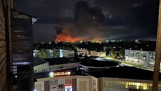 Massive Drohnenangriffe in Russland und Kiew, Flugzeuge brannten in Pskow