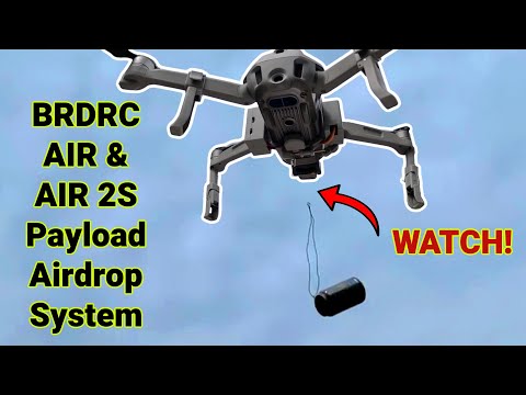 DJI Mavic AIR 2/2S Payload Airdrop Release System