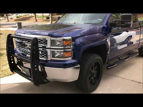 2014 - 2018 Silverado GoRhino grille guard install