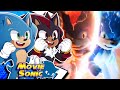 Movie Sonic And Movie Shadow Reacts To SONIC VS SHADOW FULL FIGHT
