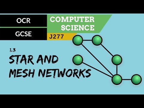 28. OCR GCSE (J277) 1.3 Star and mesh networks