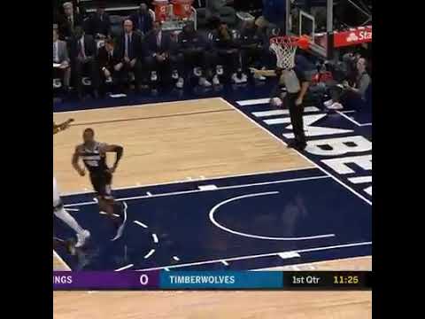 Karl Anthony Towns Double-double with 34pts & 21reb Timberwolves vs. Kings
