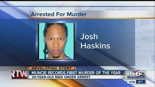 Police arrest man suspected of Muncie's 1st slaying in 2014