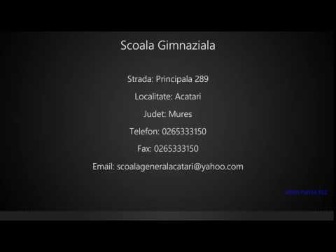 Scoala Gimnaziala Acatari