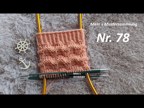 Sock pattern no. 78 - knitting in the round / wave pattern / knitting sock pattern