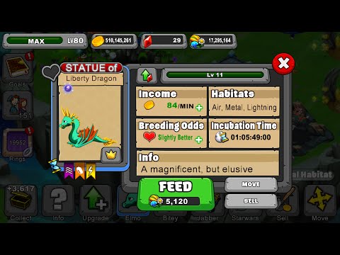 How to breed a Liberty dragon in DragonVale