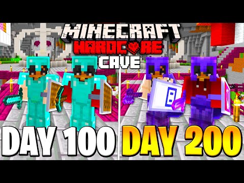 Jepex - We Survived 200 Days Of Hardcore Minecraft, In A Cave Only World - Duo Minecraft Hardcore