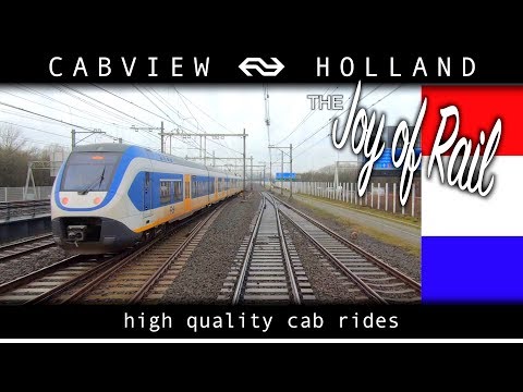 The TOURIST LINE: Amsterdam - Schiphol CABVIEW HOLLAND SLT 27jan 2020
