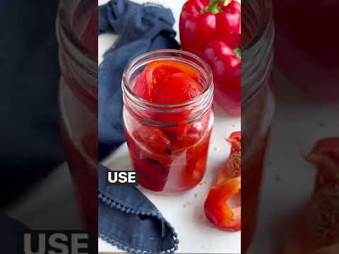 Roasted Red Peppers #shorts