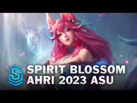 Spirit Blossom Ahri Skin Spotlight - League of Legends