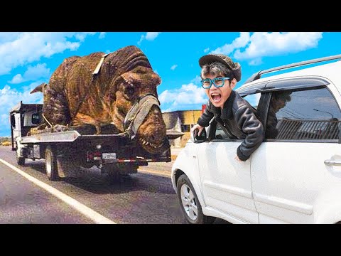 DINOSAUR NGAMUK TERTANGKAP DI DUNIA NYATA, SAMPAI DI IKAT DAN VIRAL DISELURUH INDONESIA!!!