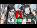 What If Each Genin Squad Fought Zabuza Haku Feat Swagkage