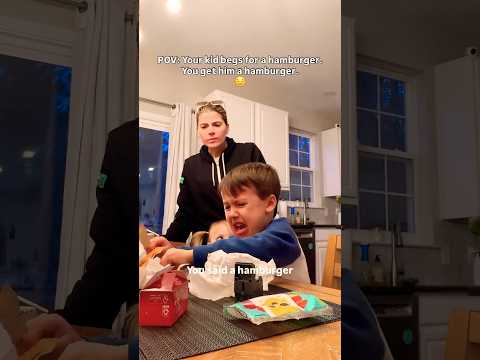 Even this kid knows better ! No to the mystery meat.