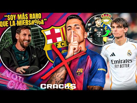 No querían a Cancelo | Joyita hace otro guiño al Madrid | Messi: “Soy más raro que la mi3rd#”