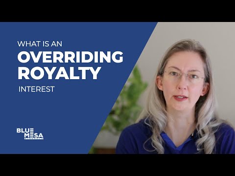 Overriding Royalty Interest (ORRI)