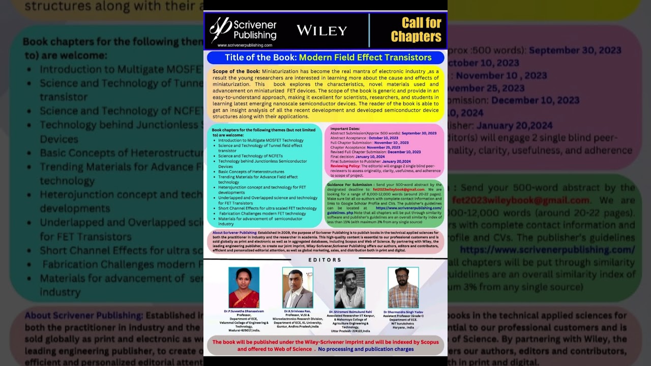 Call for BOOK CHAPTERS