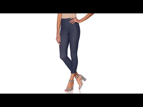 LYSSE Cropped Stretch Denim Legging