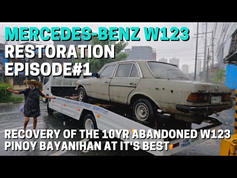 MERCEDES-BENZ W123 RESTORATION PROJECT | PINOY BAYANIHAN AT ITS FINEST | MARIAUTO EPISODE# 001