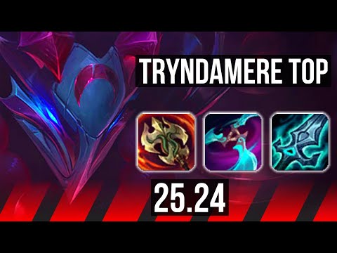 TRYNDAMERE vs FIORA (TOP) | 15/2/5 | KR Grandmaster | 25.24