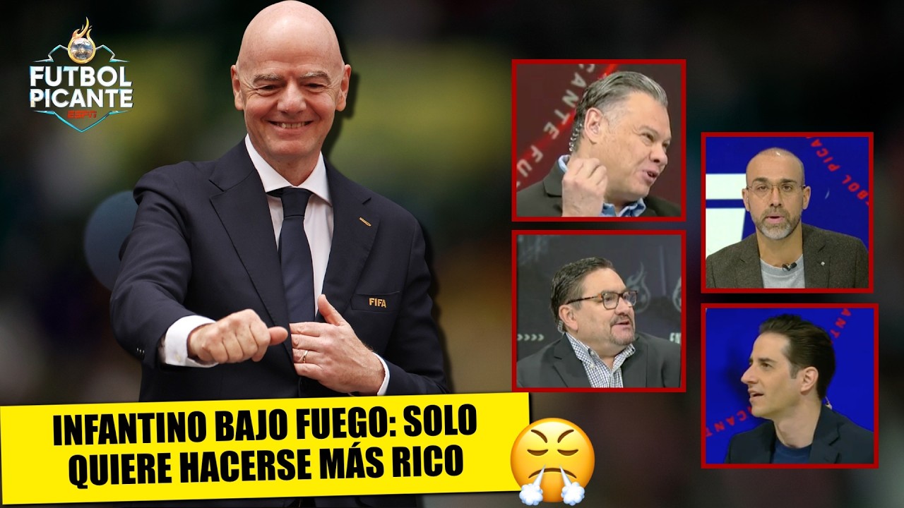 ESCÁNDALO en FIFA por INTENCIÓN de PRIVATIZAR el FUTBOL por AVARICIA de INFANTINO | Futbol Picante