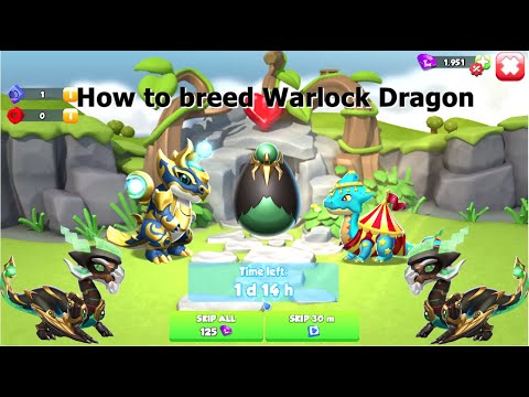 How to breed Warlock with Circus and the moon Dragon-Dragon Mania Legends | DML