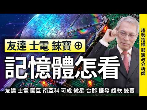 友達 士電 錸寶 &oplus; 記憶體怎看 20260603 趨勢指標 郭憲政分析師