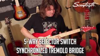 Video thumbnail for Sawtooth 2017 Model ES Series Electric Guitar Demo by Sawtooth World
