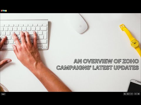 An overview of Zoho Campaigns' latest updates