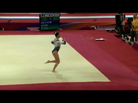 Brooklyn Moors (CAN) Floor Event Finals 2018 Doha World Championships