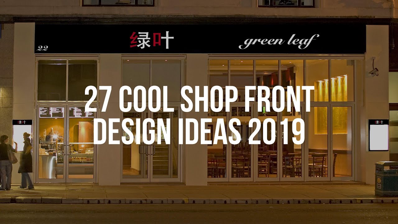 🔴 27 Cool SHOP FRONT DESIGN Ideas 2019