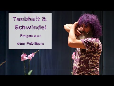 Robert Franz Vorträge: Was würde er bei Schwindel & Taubheit tun? Robert beantwortet Publikumsfragen