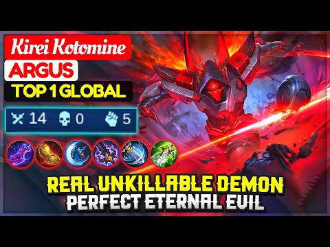 Real Unkillable Demon, Perfect Eternal Evil [ Top 1 Global Argus ] Kirei Kotomine - Mobile Legends