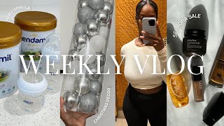 VLOG: NO MORE BREASTFEEDING , CHRISTMAS DECOR SHOPPING, SEPHORA VIB SALE