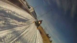 preview picture of video 'Chisholm, MN snowmobiles'