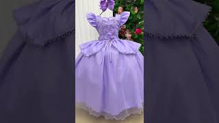 Vídeo de Fantasia Vestido Longo Princesa Lilas