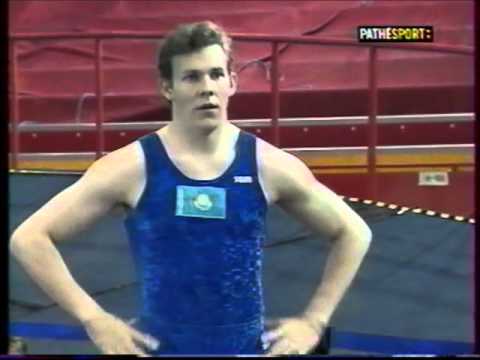 Sergei FEDORCHENKO (KAZ) vault - 2000 Glasgow Grand prix EF