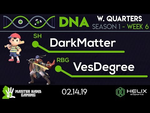 DNA 1.6 - RBG | VesDegree (Ike) vs SH | DarkMatter (Ness) - W Quarterfinals