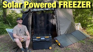 I Ran this Camping Fridge for 11 DAYS USING SOLAR | BougeRV Portable Fridge and Portable Solar Panel
