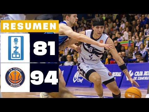CAJA RURAL ZAMORA 81-94 GRUPO URETA TIZONA BURGOS | RESUMEN PRIMERA FEB