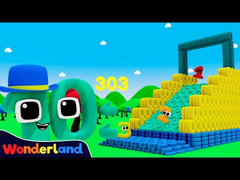 Wonderland: Big Numbers Counting and Adding | Fun Challenges | Learn to Count