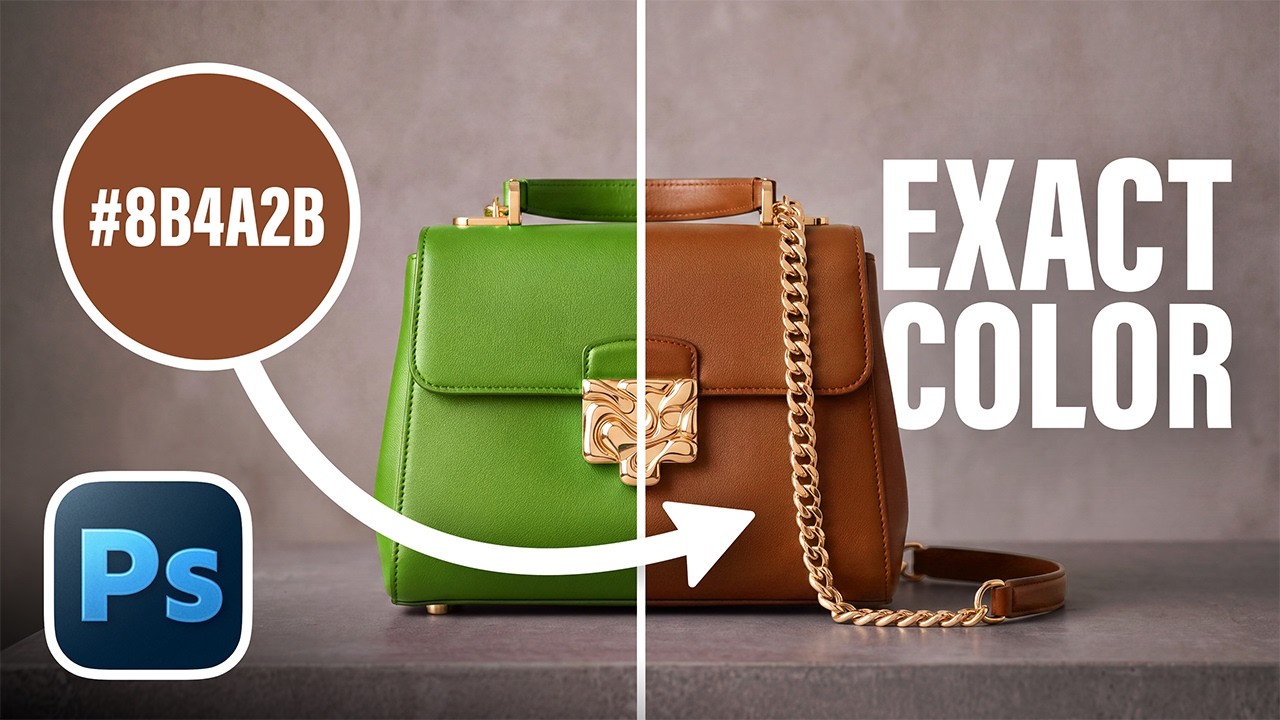 2 Ways to Apply EXACT Color Perfectly in Photoshop!